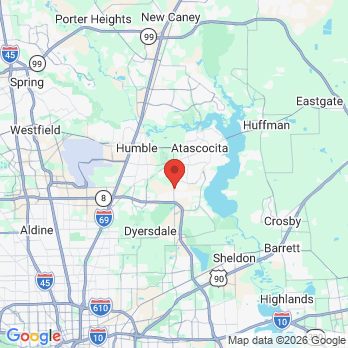 Map to Prestige Dental of Humble office in Humble, TX