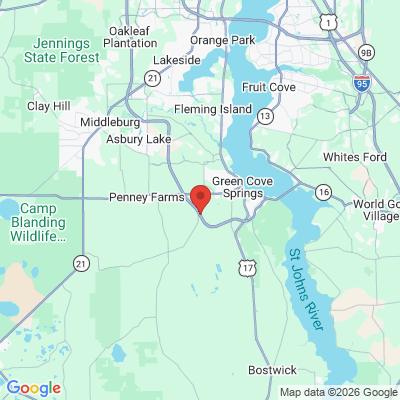 Map to  office in Green Cove Springs, FL