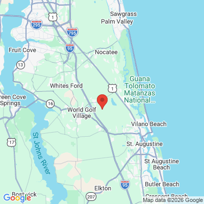 Map to  office in St Johns, FL