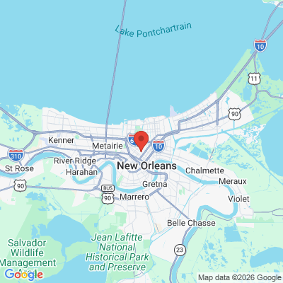Map to  office in New Orleans, LA