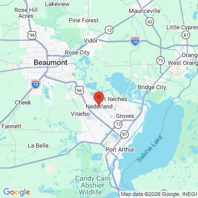 Map to  office in Nederland, TX