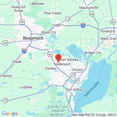 Map to  office in Nederland, TX