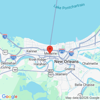 Map to Storyville Family Dentistry -Tre' DeFelice DDS office in Metairie, LA