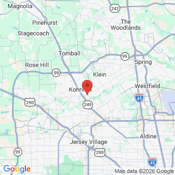 Map to Vintage Smile Family Dentistry office in Houston, TX