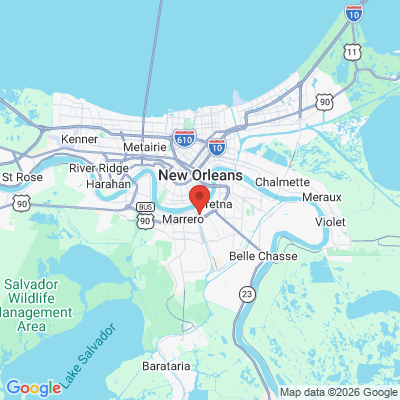 Map to  office in Harvey, LA