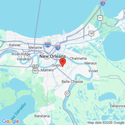Map to  office in Terrytown, LA