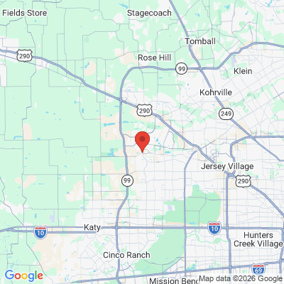Map to  office in Cypress, TX