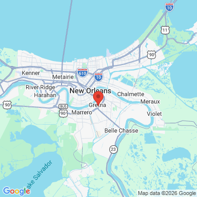 Map to  office in Gretna, LA