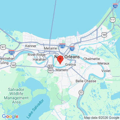 Map to  office in New Orleans, LA