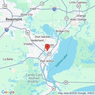 Map to  office in Port Arthur, TX