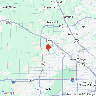 Map to  office in Cypress, TX