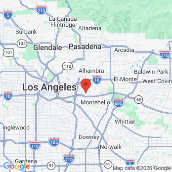 Map to Pacific Dental Group office in Monterey Park, CA