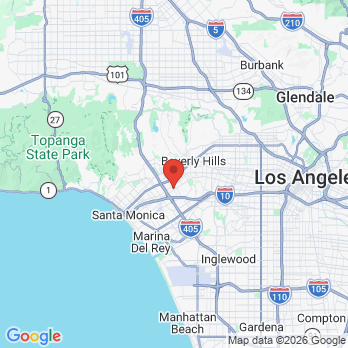 Map to Hastee M Payman, D.D.S. office in Los Angeles, CA