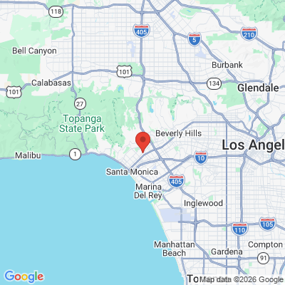 Map to  office in Columbia Dental West Los Angeles