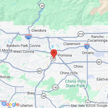 Map to Juddy Lin DMD Inc office in Pomona, CA