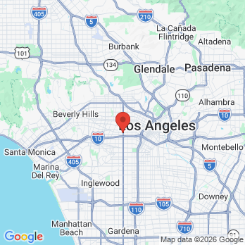 Map to Happy Smiles Dental office in Los Angeles, CA
