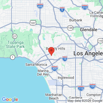 Map to Toothbuds Dentistry office in Los Angeles, CA