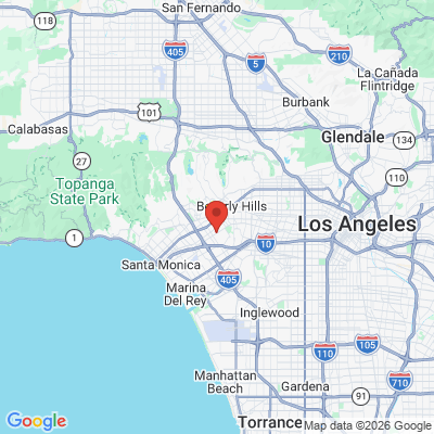 Map to Toothbuds Dentistry office in Los Angeles, CA