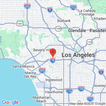 Map to Smile With Us office in Los Angeles, CA