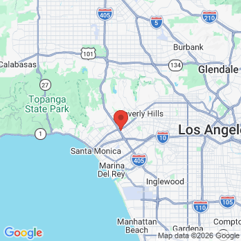 Map to Danialian office in Los Angeles, CA