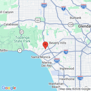 Map to Dr. Eva hogan D.D.S. office in Los Angeles, CA