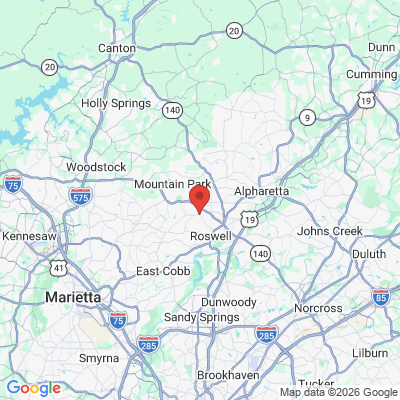 Map to  office in Roswell, GA