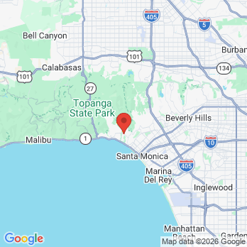 Map to Marta L. Ward ,DDS office in Pacific Palisades, CA