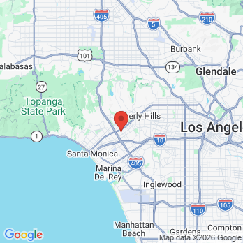 Map to Dr Joyce Family and Cosmetic Dentistry office in Los Angeles, CA
