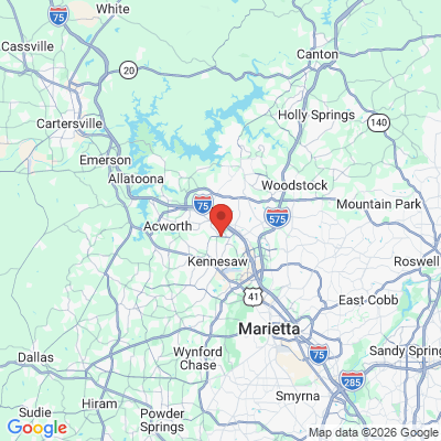 Map to  office in Kennesaw, GA