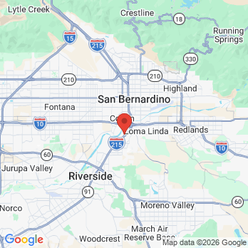Map to Assure Dental office in Colton, CA