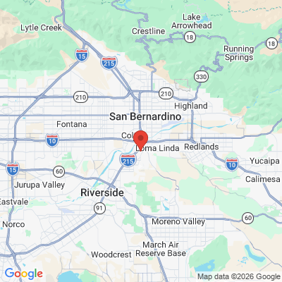 Map to  office in Colton, CA