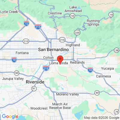 Map to  office in Loma Linda, CA