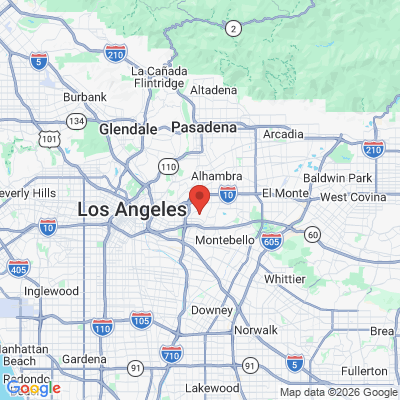 Map to  office in Monterey Park, CA