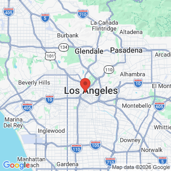 Map to Plaza Dental office in Los Angeles, CA