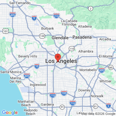 Map to Plaza Dental office in Los Angeles, CA