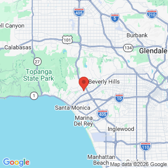 Map to Anna Kreymer DDS, Inc office in Los Angeles, CA