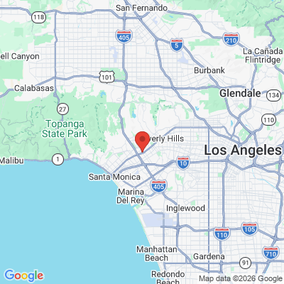 Map to cosmetic dental of westwood office in Los Angeles, CA