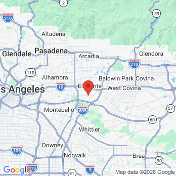 Map to South El Monte Dentistry office in South El Monte, CA