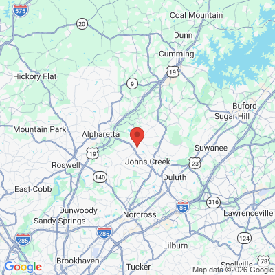 Map to  office in Alpharetta, GA