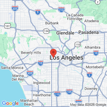 Map to 101 Dental office in Los Angeles, CA