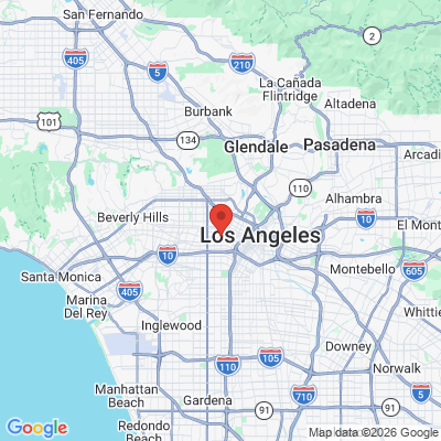 Map to Top Implant Center office in Los Angeles, CA