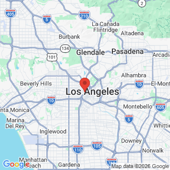 Map to Silva.A. Arejian DDS office in Los Angeles, CA