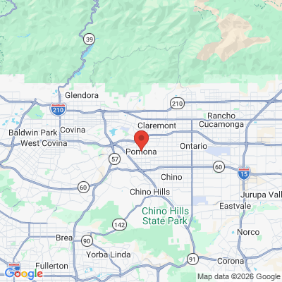Map to  office in Pomona, CA