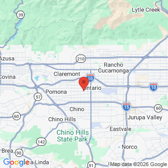 Map to Santa Martha Dental office in Ontario, CA