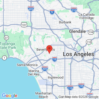 Map to LA Dental Boutique office in Los Angeles, CA