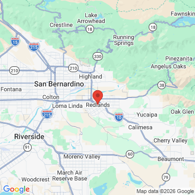 Map to Citrus Dental Specialty  office in Redlands, CA