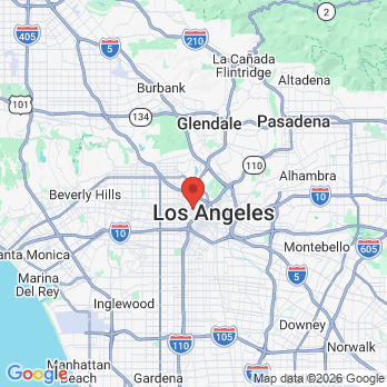 Map to Union Dental Center office in Los Angeles, CA