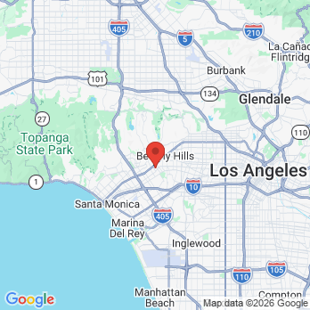 Map to Two Front office in Century City, CA
