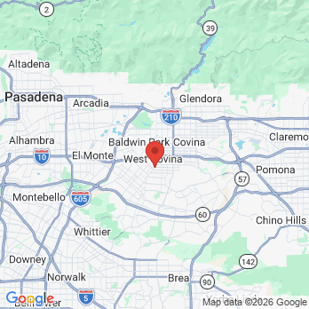 Map to chris chen dds office in West Covina, CA