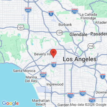 Map to So Cal Dental Health office in Los Angeles, CA